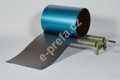PREFA hliníkový plech Prefalz 0,70 x 1000 mm Oříšková P.10 stucco