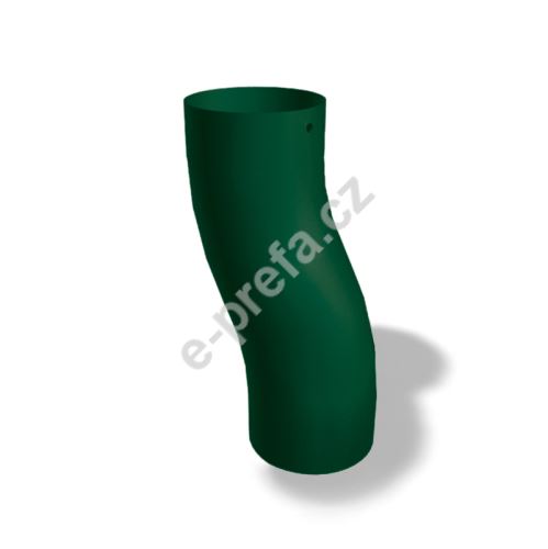 PREFA soklové koleno, ø 120 mm, Mechově zelená