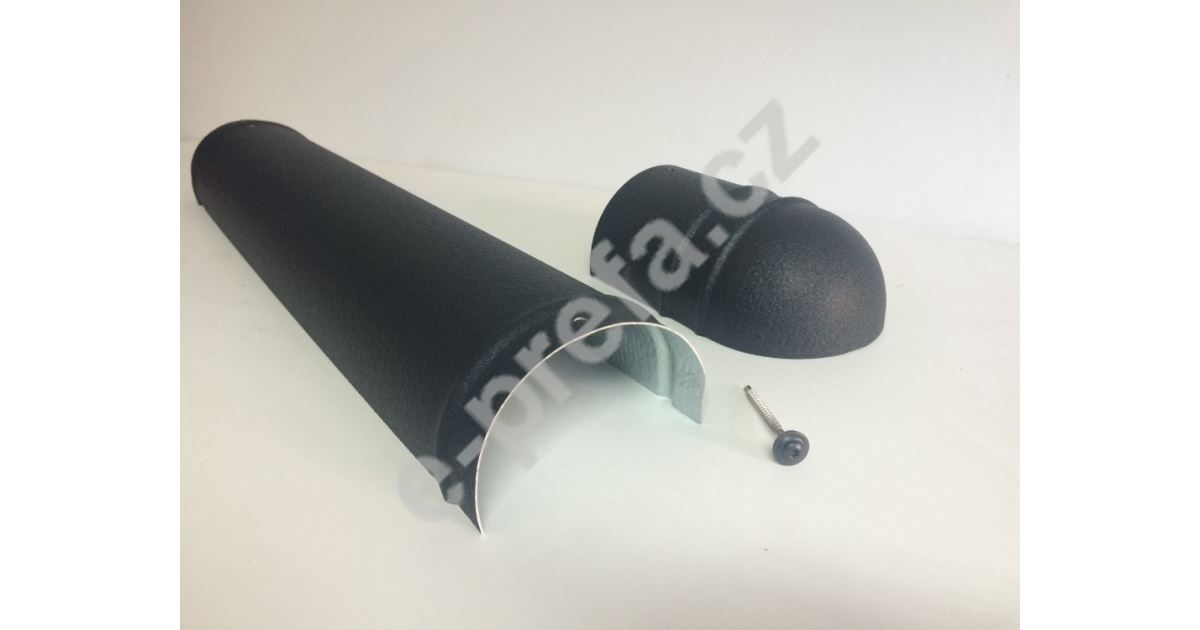 PREFA hřebenáč malý stucco, dl. 500 mm , tl. 1,00 mm, P.10