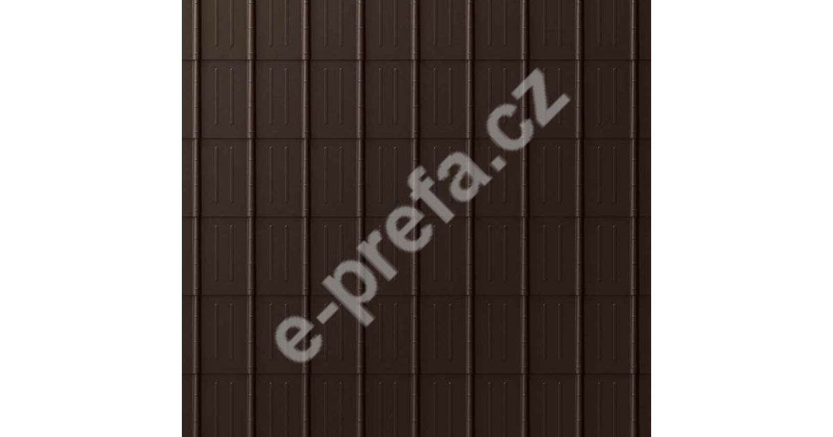 PREFA falcovaná taška, povrch stucco, Oříšková P.10 PREFA falcovaná taška - stucco - Oříšková P.10