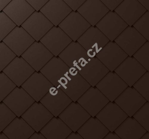 PREFA fasádní šablona 44x44, povrch stucco, Oříšková P.10