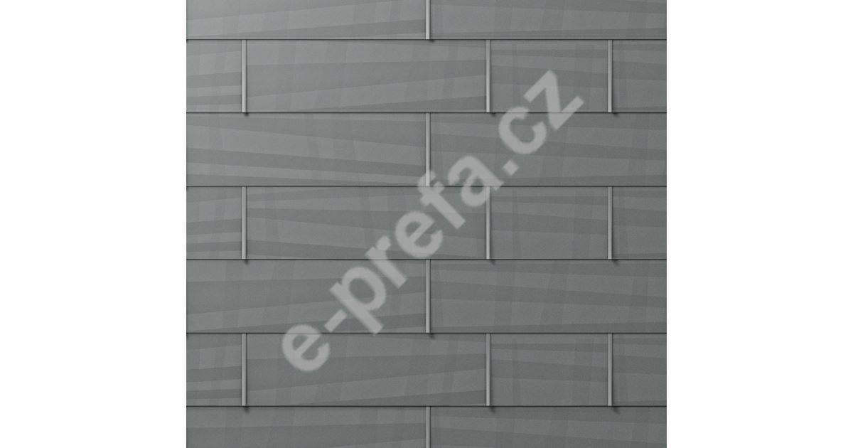 PREFA střešní panel fx.12, 1400 x 420 mm velký hladký, Světle šedá P.10 PREFA střešní panel FX.12 1400 x 420 mm velký - hladký - Světle šedá P.10