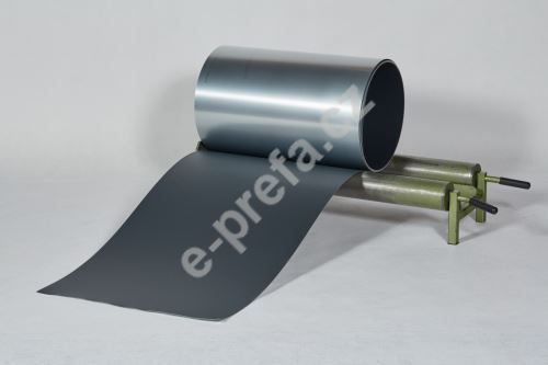 PREFA hliníkový plech Prefalz 0,70 x 650mm Antracit P.10, hladký