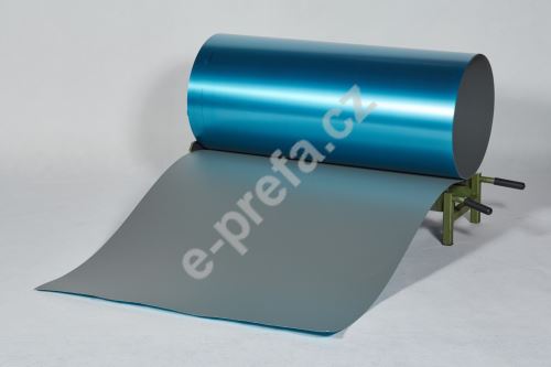 PREFA hliníkový plech Prefalz 0,70 x 650 mm Světle šedáP.10 hladká