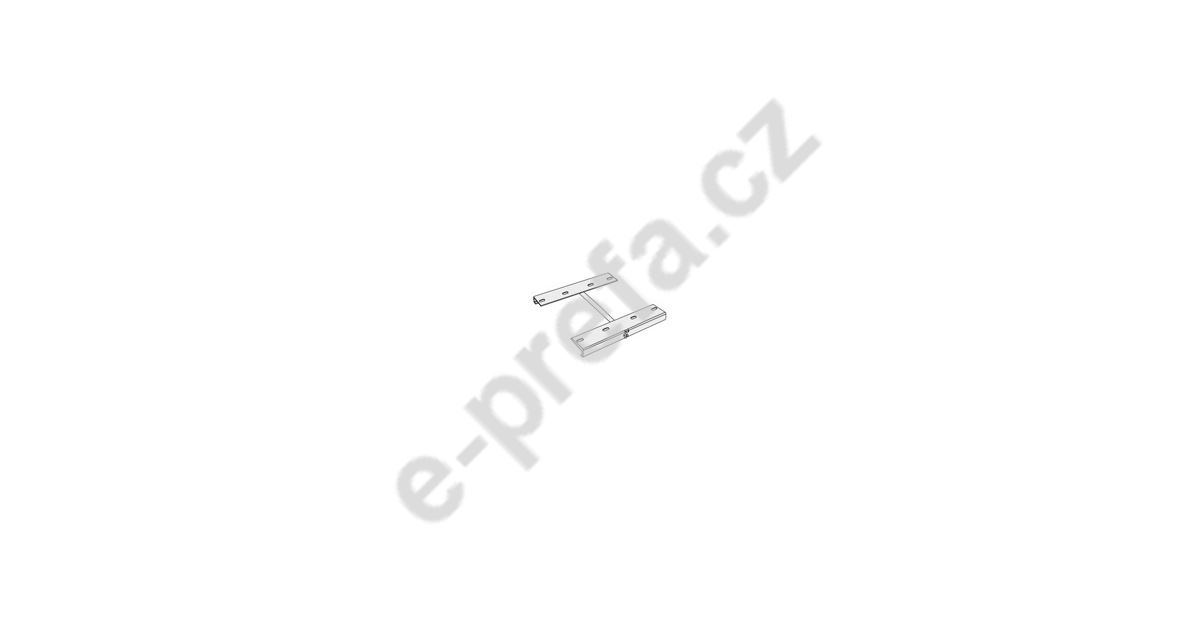 PREFA spojka pro spojení stoupacích plošin, pozinkovaná ocel