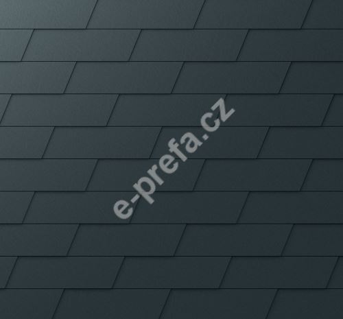 PREFA fasádní šindel xl, povrch stucco, Antracit P.10