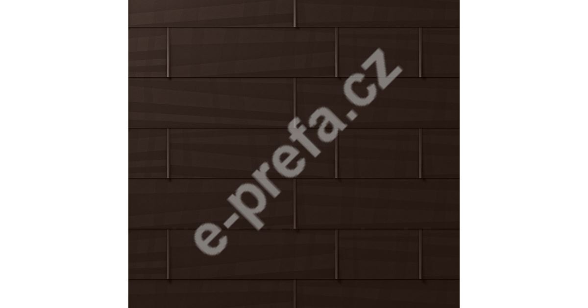 PREFA střešní panel fx.12, 1400 x 420 mm velký hladký, Oříšková P.10 PREFA střešní panel FX.12 1400 x 420 mm velký - hladký - Oříšková P.10