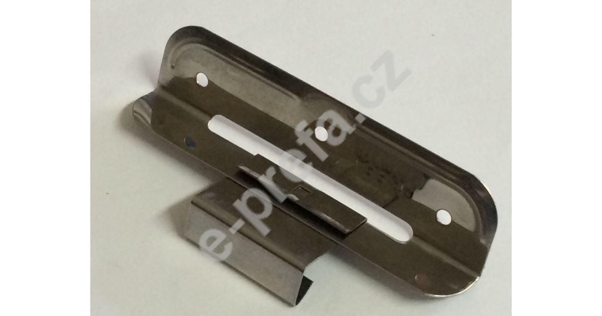 PREFA posuvná příponka úhlová, 0,4 mm, nerez ocel