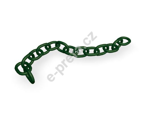 PREFA svodové řetězy, 5 mm, Mechově zelená