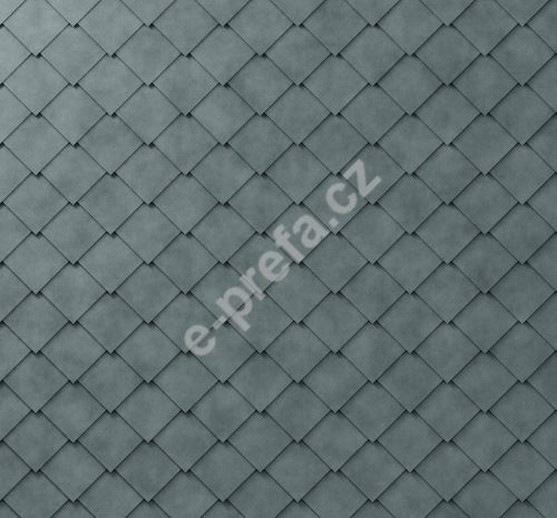 PREFA fasádní šablona 29x29, povrch stucco, Břidlicová P.10