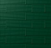 PREFA fasádní panel fx.12 velký, povrch hladký, Mechově zelená P.10