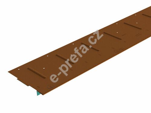PREFA podkladní pás pro falcované šablony, šindele a fx.12, 1.800x158x1,00 mm