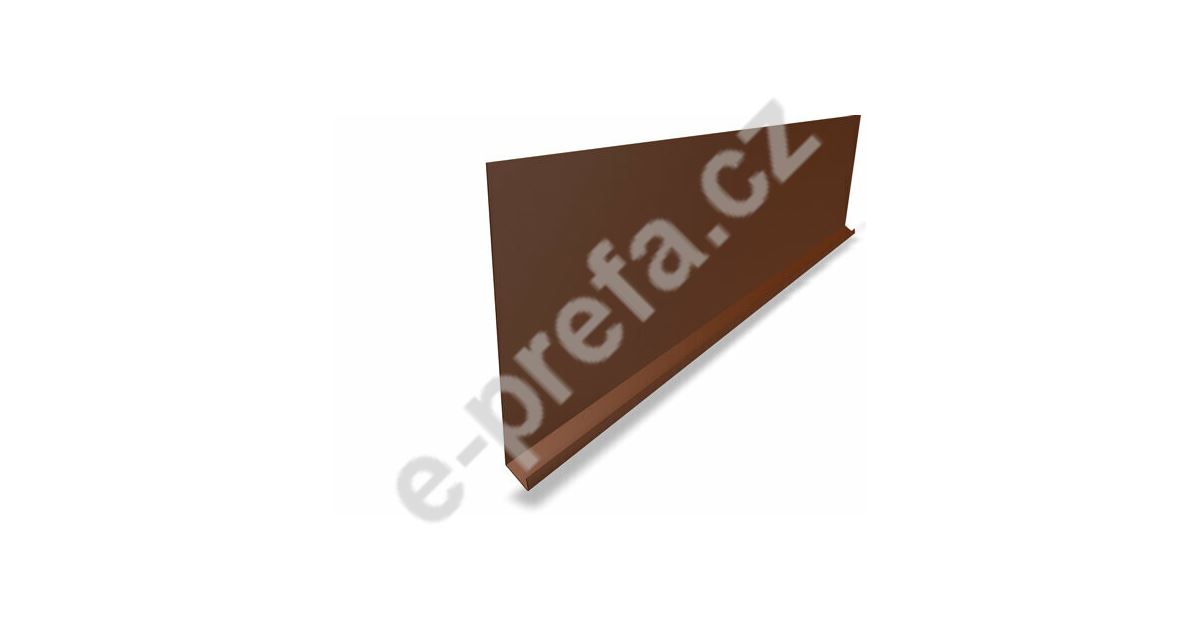 PREFA okapový plech hladký, 230 x 2000 x 0,7 mm