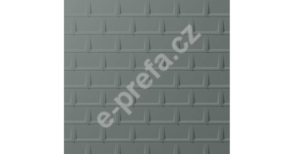 PREFA střešní panel r.16, 700 x 420 mm stucco, Světle šedá P.10 PREFA střešní panel R.16 700 x 420 mm - stucco - Světle šedá P.10
